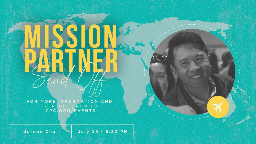 2026 Mission Partner Send Off jordan Chu V2